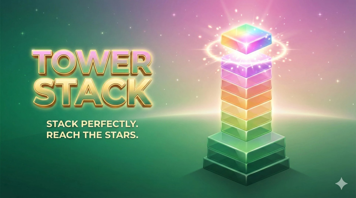 Stack Tower: Stack perfectly, reach the stars